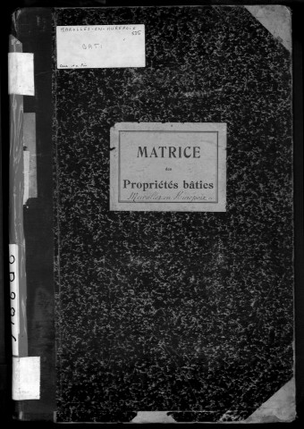 MAROLLES-EN-HUREPOIX. - Matrice des propriétés bâties [cadastre rénové en 1940]. 