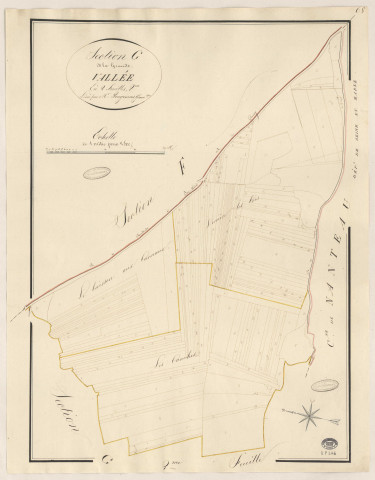 BUNO-BONNEVAUX. - Section G : Grande Vallée (la), 2e feuille. 