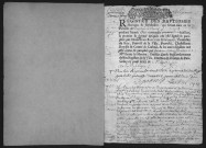 VARENNES-JARCY. - Registres paroissiaux. - Registre des baptêmes, mariages et sépultures (25/01/1700 - 09/10/1720). 