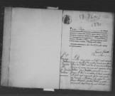 CORBREUSE. Naissances, mariages, décès : registre d'état civil (1875-1890). 