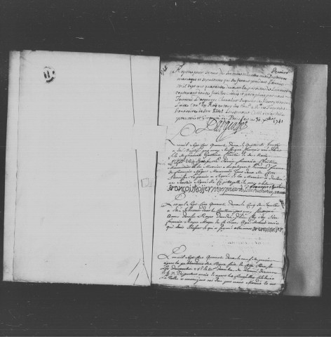 LIMOURS-EN-HUREPOIX. Paroisse Saint-Pierre : Baptêmes, mariages, sépultures : registre paroissial (1742-1756). 