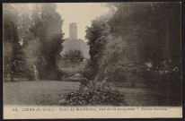 Linas.- Tour de Montlhéry, vue de la propriété Marie-jeanne (7 mars 1917). 