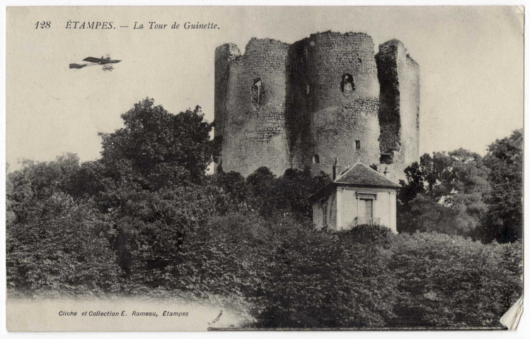 ETAMPES. - La tour de Guinette [Editeur Rameau, 1914, timbre à 15 centimes]. 