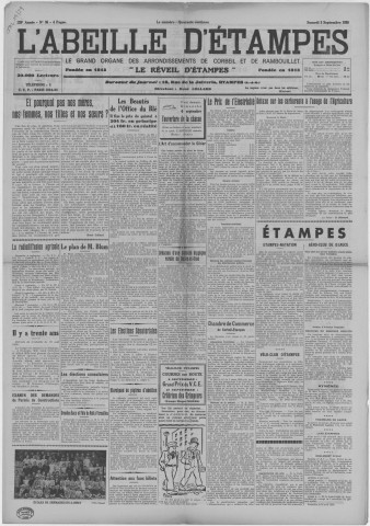 n° 36 (3 septembre 1938)