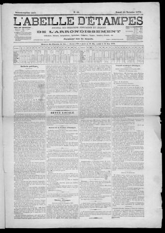 n° 46 (16 novembre 1878)