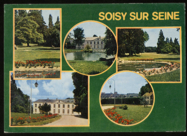 SOISY-SUR-SEINE. - Parc municipal du Grand Veneur. Editeur Raymon, 1984, couleur. 