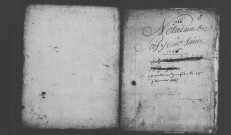 SOISY-SUR-SEINE. Paroisse Notre-Dame : Baptêmes, mariages, sépultures : registre paroissial (1746-1762). 
