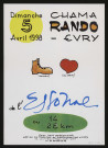 EVRY, CHAMARANDE. - Chamarando-Evry : marche au coeur de l'Essonne, 5 avril 1998. 