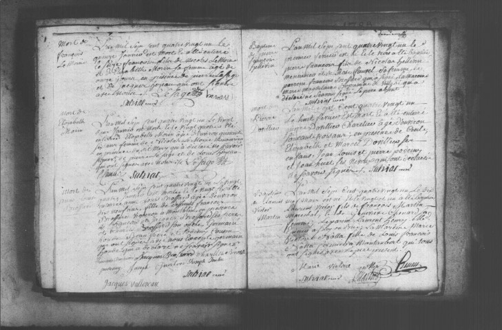 LISSES. Paroisse Saint-Germain : Baptêmes, mariages, sépultures : registre paroissial (1781-1792). 