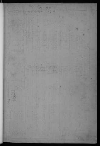 BOUVILLE. - Matrice des propriétés non bâties : folios 1 à 498 [cadastre rénové en 1955]. 