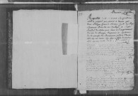 DANNEMOIS. Paroisse Saint-Mammes : Baptêmes, mariages, sépultures : registre paroissial (1737-1785). [Lacunes : B.M.S. (1738-1739). Pièce de procédure (1740)]. 