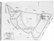 SAINT-AUBIN. - Cadastre révisé pour 1933 : plan de la section C le Village ; cadastre révisé pour 1933 mis à jour pour 1968 : plan de la section C le Village, [2 plans]. 