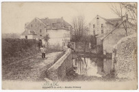 VILLABE. - Moulin d'Ormoy [1912, timbre à 15 centimes, sépia]. 