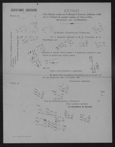 BRUNOY.- Décès : registre d'état civil (1939). 