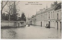CORBEIL-ESSONNES. - Inondations de 1910. Rue des Grandes-Bordes, Mardelet. 