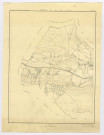 Plan topographique de GIF-SUR-YVETTE dessiné par L. LEMAIRE, géomètre, topographe, vérifié par H. CHAMPIGNEULLE, ingénieur-géomètre, feuille 1, 1944. Ech. 1/5 000. N et B. Dim. 1,11 x 0,75. 