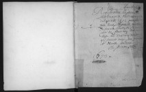 FONTENAY-LES-BRIIS. - Etat civil, registres paroissiaux : registre des baptêmes, mariages et sépultures (1673-1681). 