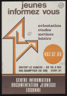 EVRY. - Jeunes, informez-vous. Orientation, études, métiers, loisirs. Centre information documentation jeunesse Essonne, rue Champtier du coq (1971). 