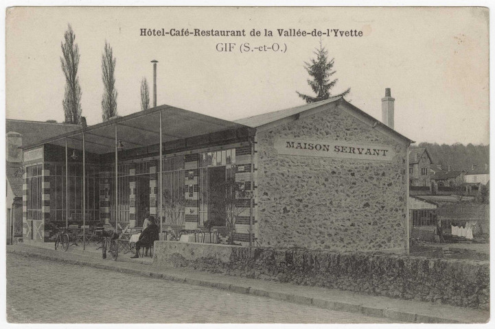 GIF-SUR-YVETTE. - Hôtel-café-restaurant de la vallée de l'Yvette. 
