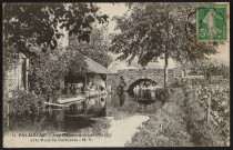 Palaiseau.- Vue pittoresque sur l'Yvette et le pont du Carterets [1907-1920]. 