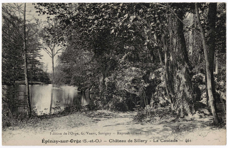 EPINAY-SUR-ORGE. - Château de Sillery. La cascade. Vaurs. 