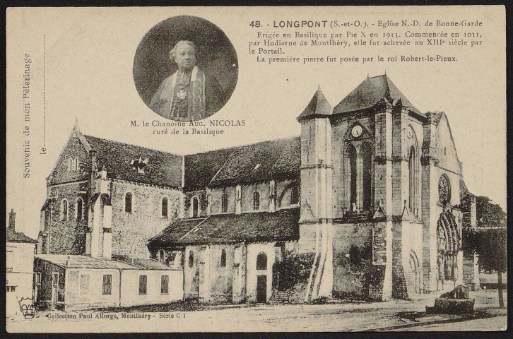 LONGPONT-SUR-ORGE.- Eglise de Notre-Dame de Bonne Garde [1904-1919].