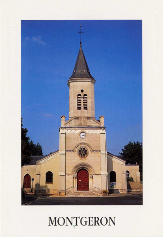 MONTGERON. - Eglise Saint-Jacques. Editions Jacquet, 2000, couleur. 