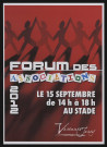 VARENNES-JARCY. - Forum des associations 2012, le 15 septembre de 14 h à 18 h au stade. 