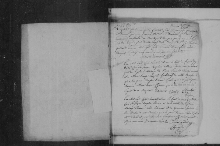 SAINT-CYR-LA-RIVIERE. Paroisse Saint-Cyr : Baptêmes, mariages, sépultures : registre paroissial (1761-1790). 