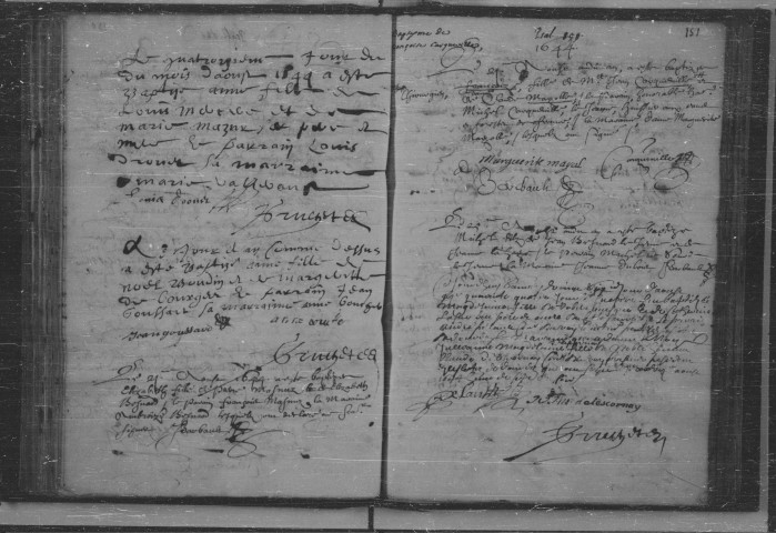 DOURDAN, paroisse Saint-Germain. - Registres paroissiaux [1644-1697 ; conservés aux Archives municipales de Dourdan]. 