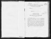 Conservation des hypothèques de CORBEIL. - Répertoire des formalités hypothécaires, volume n° 548 : A-Z (registre ouvert vers 1920). 