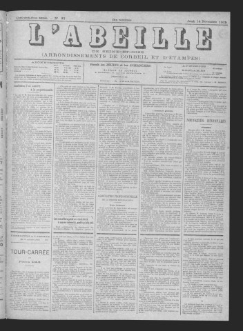 n° 87 (14 novembre 1912)