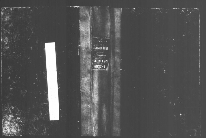 JUVISY-SUR-ORGE. Naissances, mariages, décès : registre d'état civil (1837-1846). 