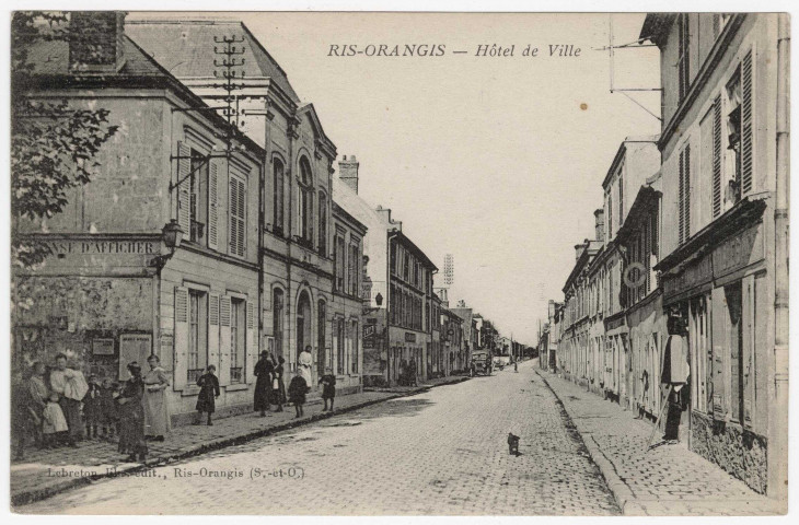 RIS-ORANGIS. - Hôtel de ville [Editeur Le Breton]. 