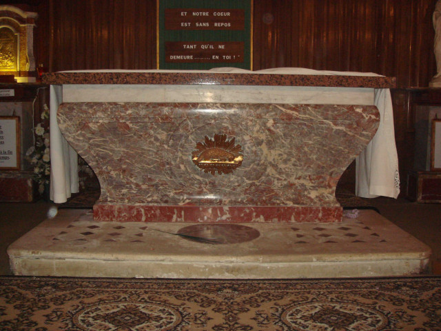 ensemble du Chœur : autel (maître-autel), tabernacle
