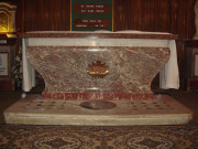 ensemble du Chœur : autel (maître-autel), tabernacle