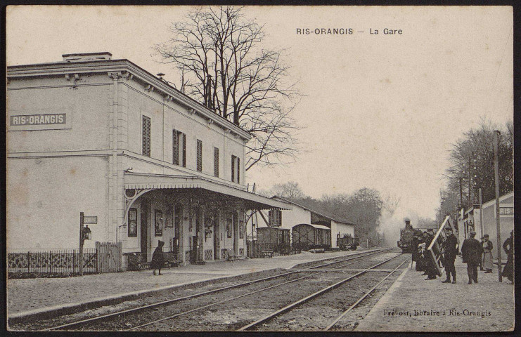RIS-ORANGIS.- La gare (août 1906).