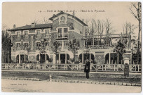 BRUNOY. - Forêt de Sénart. Hôtel de la Pyramide, Gautrot, 1905, 8 lignes, 10 c, ad. 