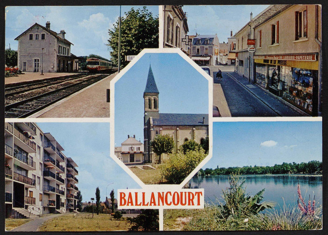 Ballancourt-sur-Essonne.- Divers aspects de la ville (27 août 1985). 