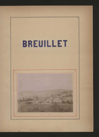 BREUILLET (1899). 29 vues de microfilm 35 mm en bandes de 5 vues. 