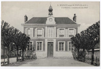 BOISSY-SOUS-SAINT-YON. - La mairie construite en 1857, Poirier. 