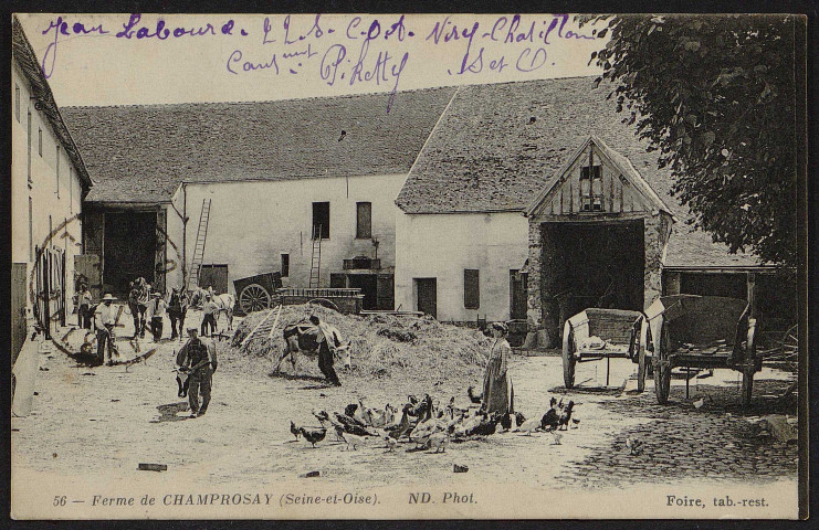 Draveil.- Champrosay. Ferme (15 septembre 1915). 