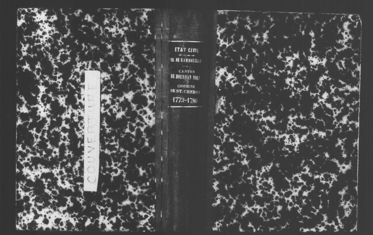 SAINT-CHERON. Paroisse Saint-Chéron : Baptêmes, mariages, sépultures : registre paroissial (1773-1780). 