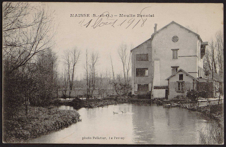 MAISSE.- Moulin Benoist (21 août 1918).