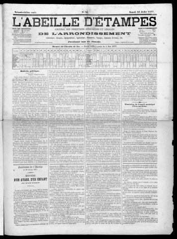 n° 30 (28 juillet 1877)