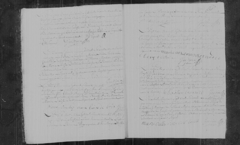 BOISSY-LE-SEC . Paroisse Saint-Louis : Baptêmes, mariages, sépultures : registre paroissial (1661-1787). Relié en désordre (1785). 