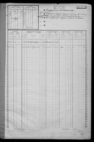 VIRY-CHATILLON. - Matrice des propriétés non bâties : folios 1901 à 2498 [cadastre rénové en 1975]. 