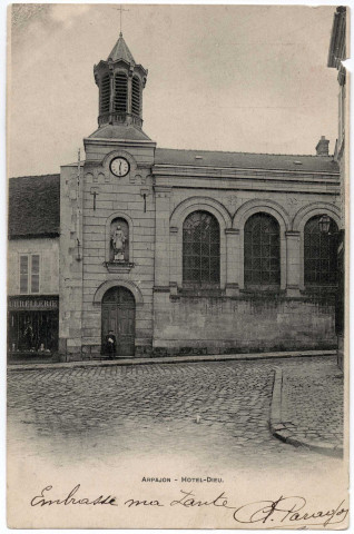 ARPAJON. - Hôtel-Dieu, 1903, 3 mots, 5 c, ad. 