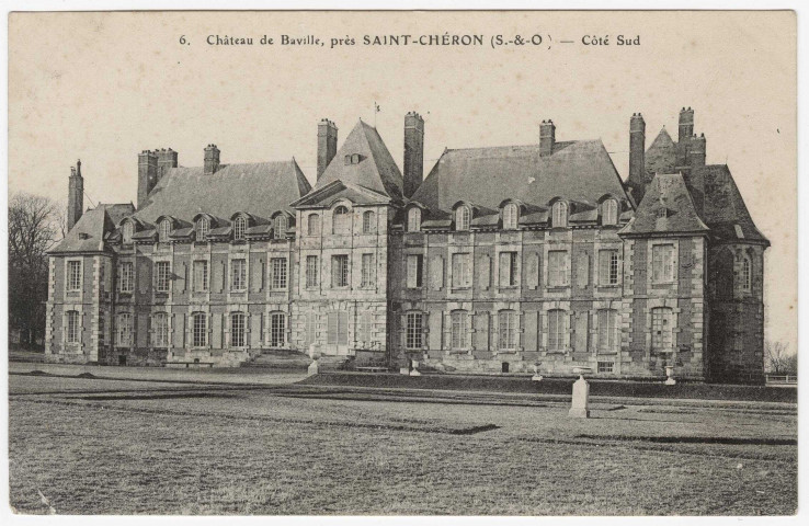 SAINT-CHERON. - Château de Bâville, côté sud [Editeur Bougardier]. 