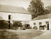 MEREVILLE. - Dépendances : tourne-bride ou basse-cour des chevaux, (1874). 